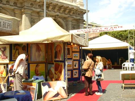 Alcune delle opere esposte