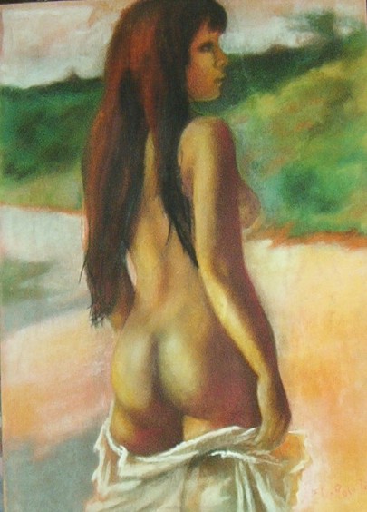 Donna in spiaggia